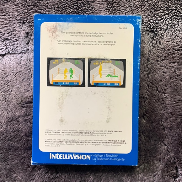 Boxing Mattel Intellivision - Complete w/ Game, Box & Manual - Picture 3 of 3